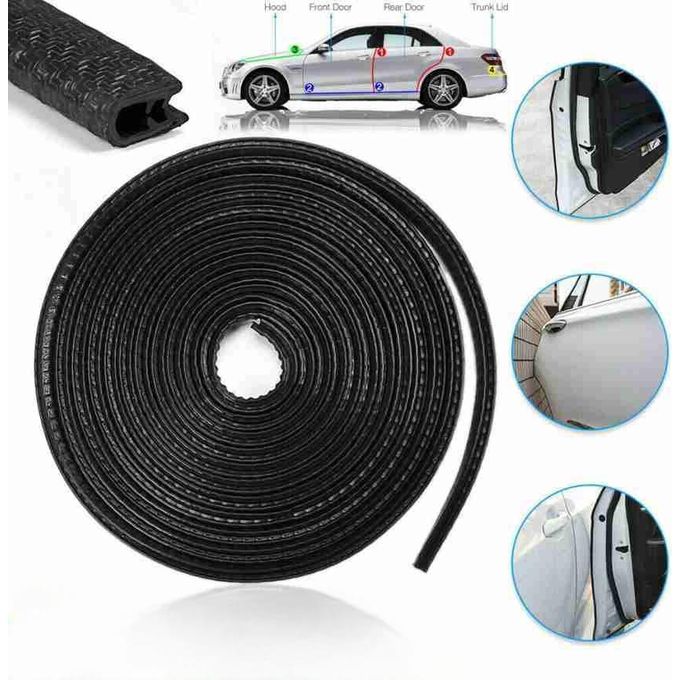 Bande De Protection Porte Voiture 5m Universelle – Protecteur De Bord & Joint D’étanchéité En Caoutchouc thumbnail 5