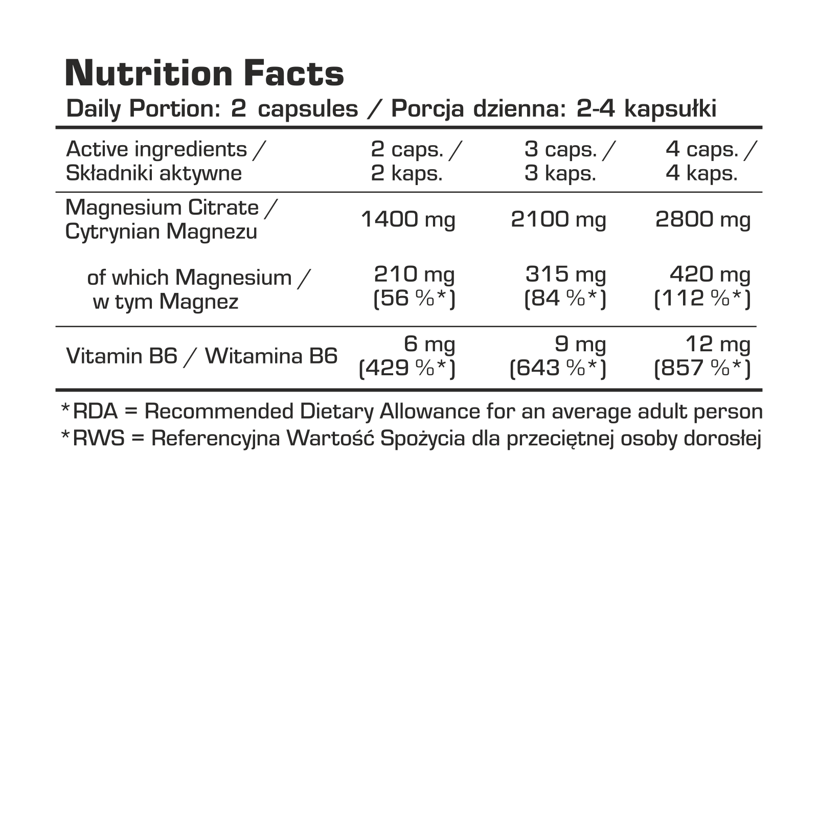 Magnesium Citrate + B6 120 Vege Caps | Énergie & Anti-fatigue | Réduction Stress thumbnail 4