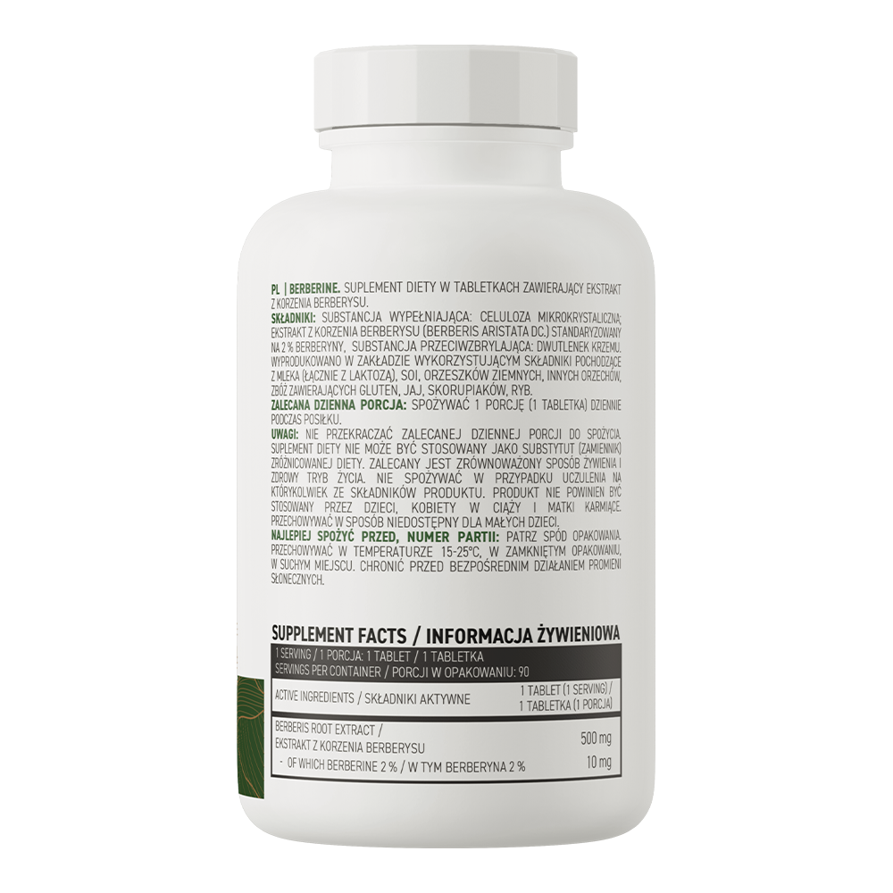 Berberine Vege 90 Tablets | 500 Mg Barberry Root Extract  thumbnail 3