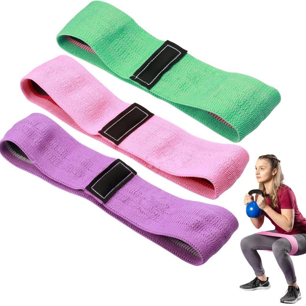 Hip Band Set 3 Résistances | Bandes Élastiques Fessiers & Squat