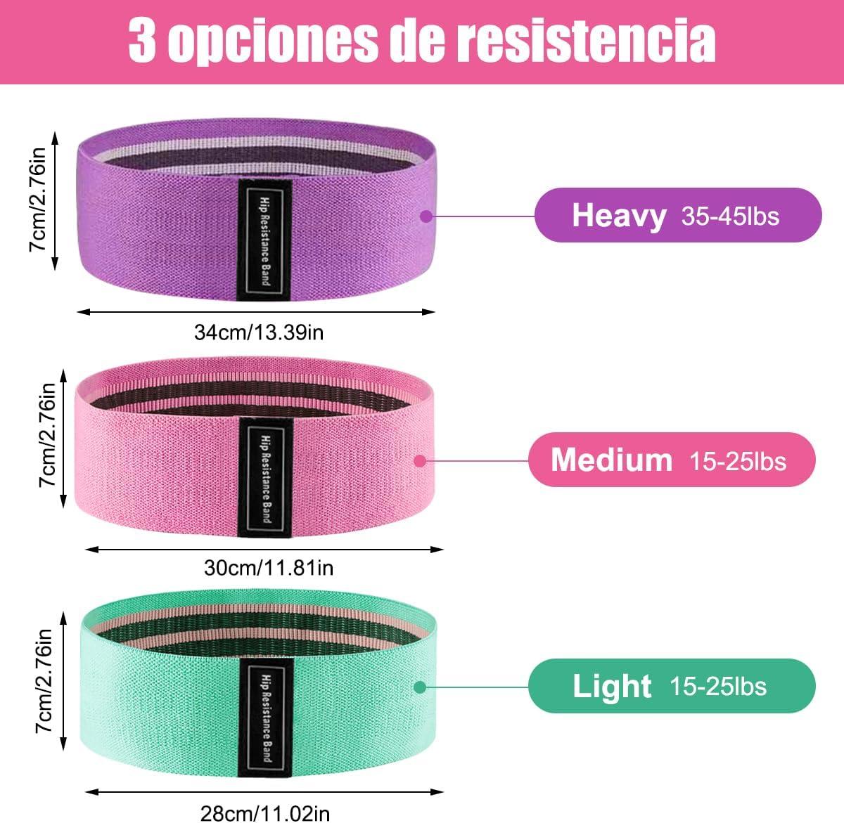 Hip Band Set 3 Résistances | Bandes Élastiques Fessiers & Squat thumbnail 3