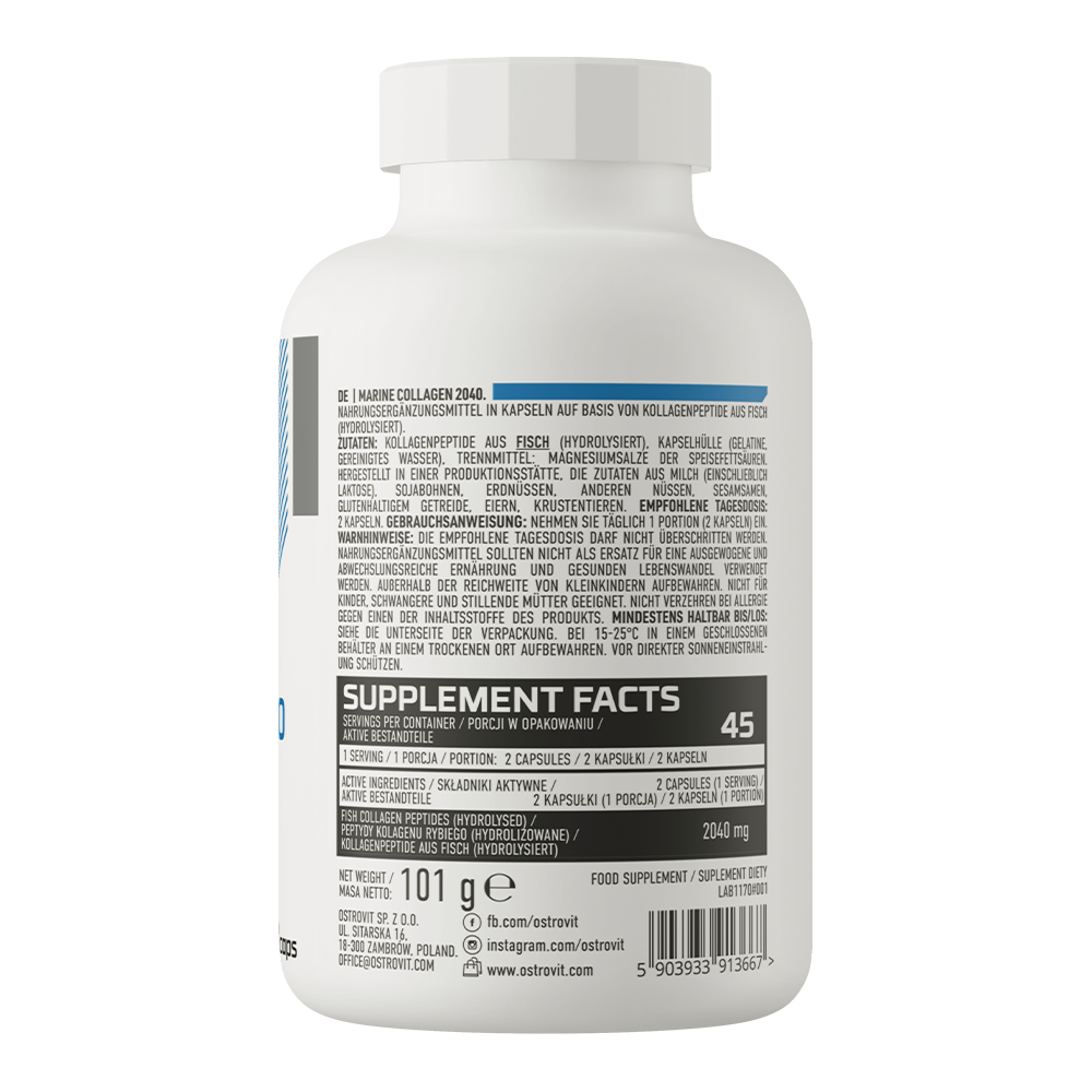 Collagen 2040 Mg 90 Capsules | Collagène Type I | Articulations & Peau thumbnail 3