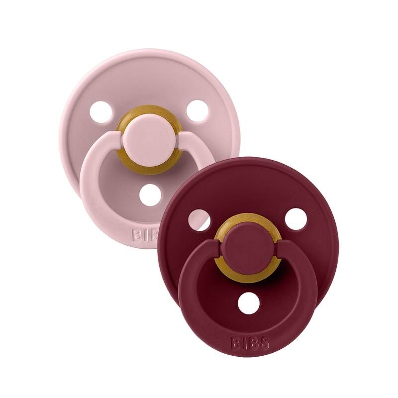 Set De 2 Sucettes Pink Plum / Elder Berry 0-6 Mois