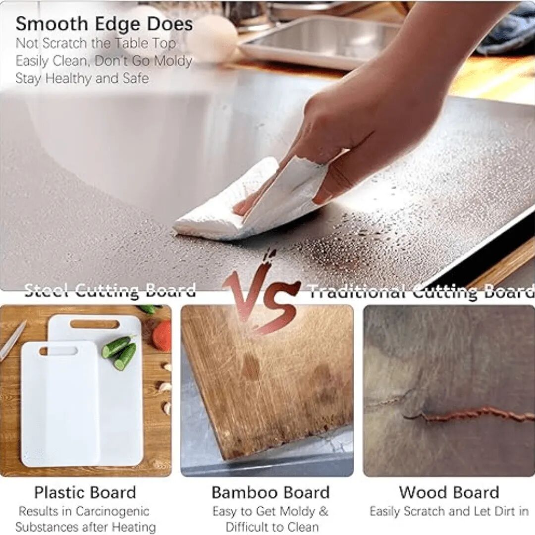 Planche À Découper Professionnelle Antidérapante – Idéale Pour Cuisine, Pizza Et Pain thumbnail 5