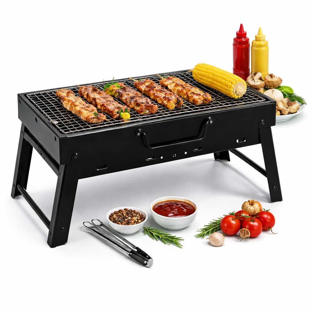 Barbecue Portable Bbq Barbecue Rectangulaire À Charbon