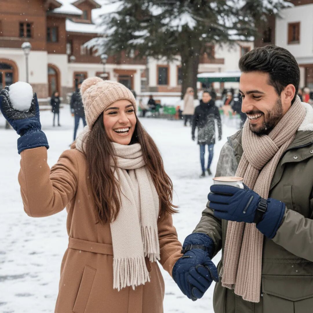 Gants D’hiver Toutes Saisons Pour Hommes Et Femmes – Chauds, Pratiques Et Adaptés Au Froid thumbnail 3