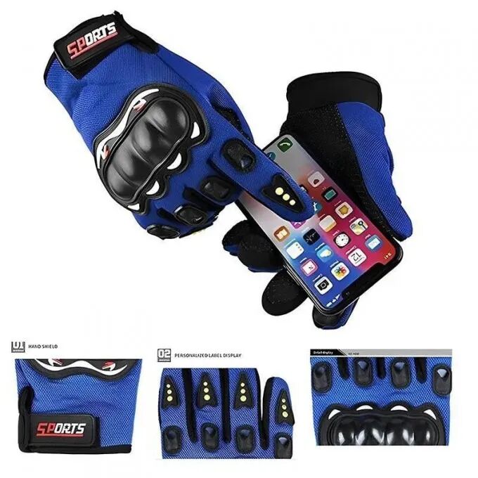 Gants De Moto Respirants Pour Hommes Et Femmes (colleur Aléatoire)