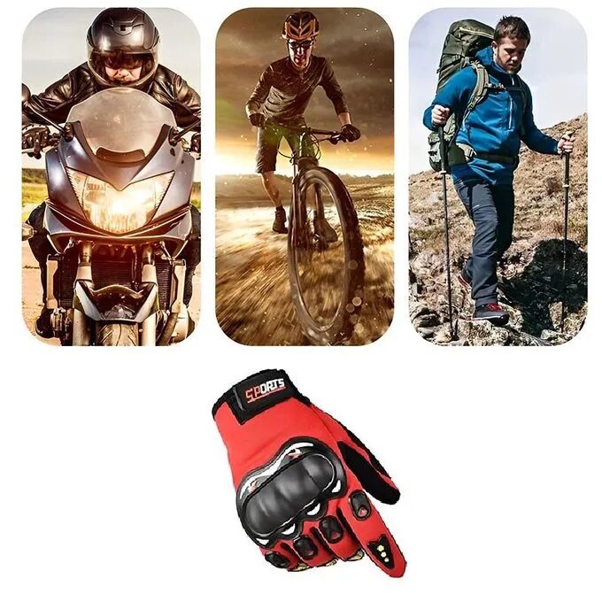 Gants De Moto Respirants Pour Hommes Et Femmes (colleur Aléatoire) thumbnail 8