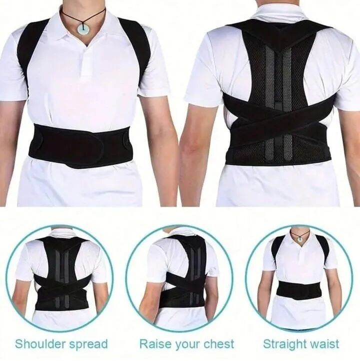 Ceinture Correctrice De Posture Réglable Pour Hommes Et Femmes thumbnail 4