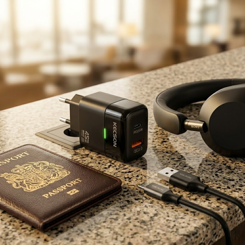 Chargeur Mural Rapide – 45w Avec Câble Micro Usb - Couleur Aléatoire thumbnail 4