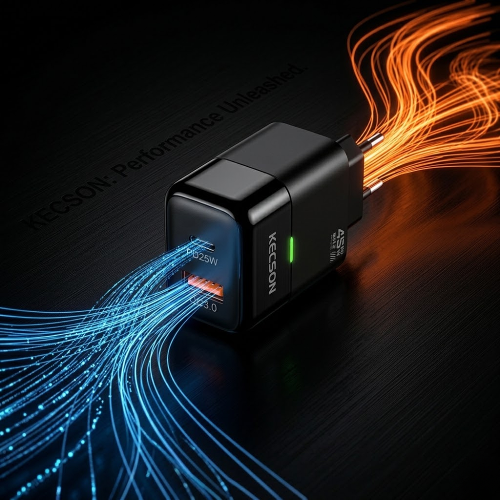Chargeur Mural Rapide – 45w Avec Câble Micro Usb - Couleur Aléatoire thumbnail 5