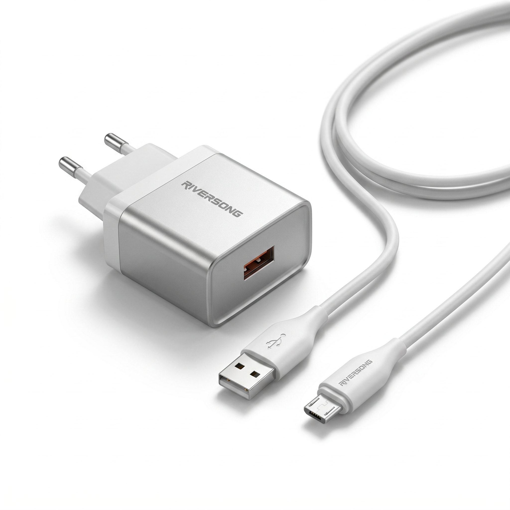 Chargeur Mural Rapide – 18w Avec Câble Micro Usb - Couleur Aléatoire