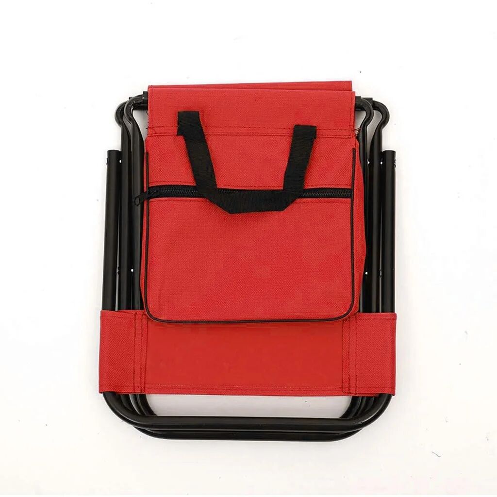 Chaise De Camping Pliable 2-en-1 Avec Sac De Rangement Intégré thumbnail 8