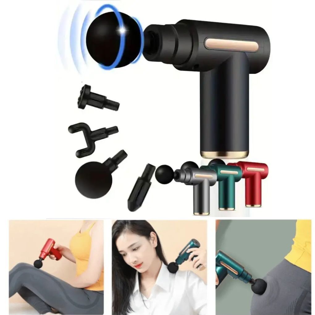 Pistolet de massage musculaire pour soulager la douleur thumbnail 1