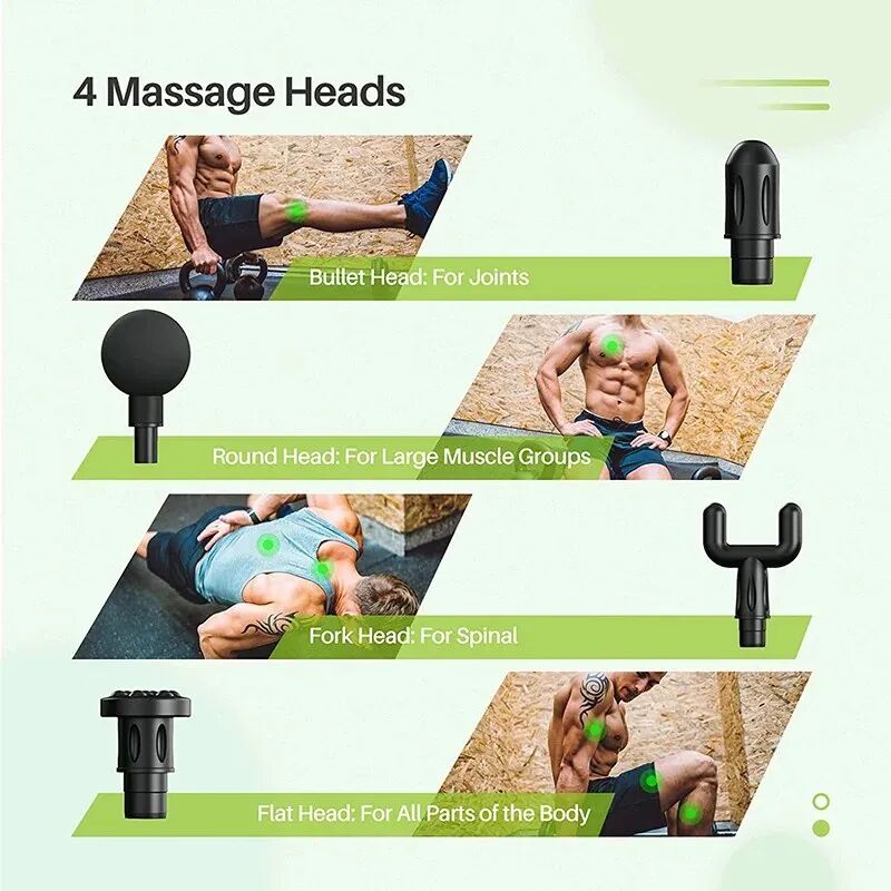 Pistolet de massage musculaire pour soulager la douleur thumbnail 5
