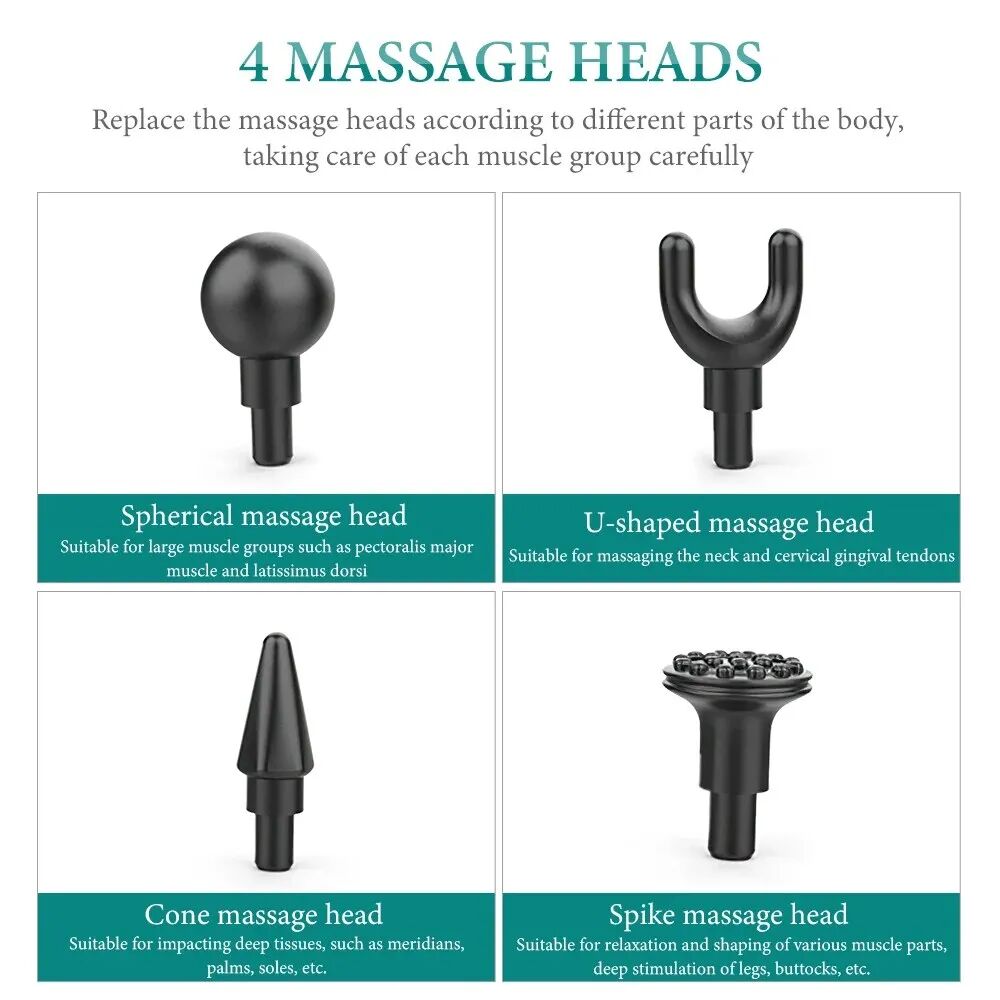 Pistolet de massage musculaire pour soulager la douleur thumbnail 7