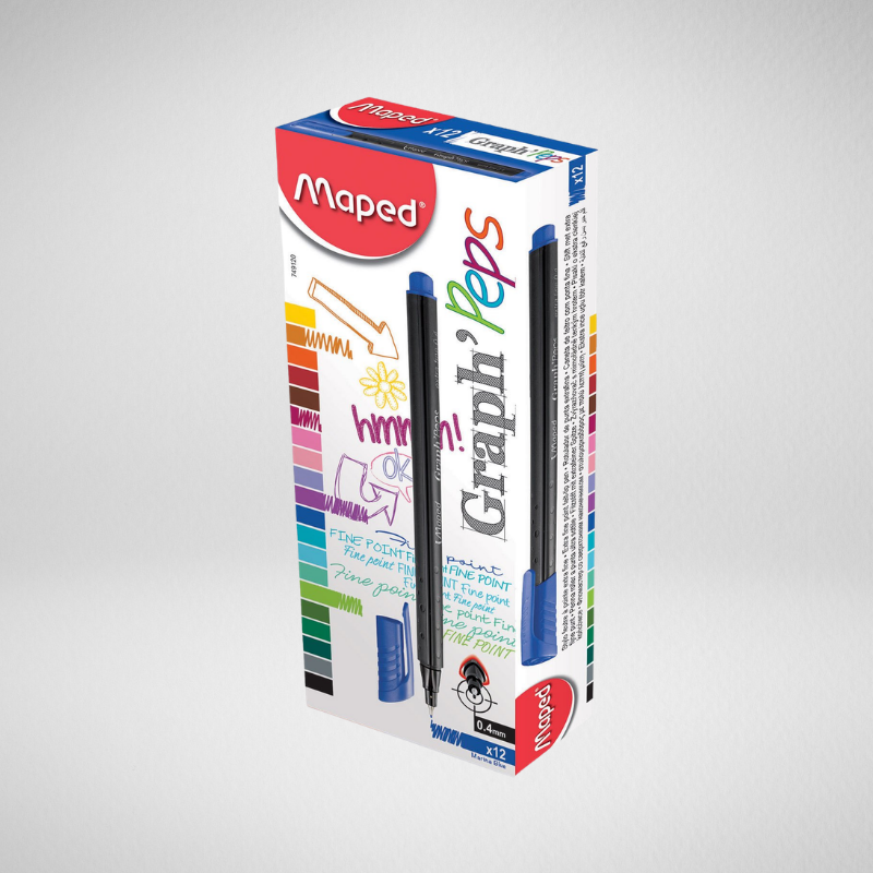 Stylos Feutres Pointe Fine 0,4 Mm