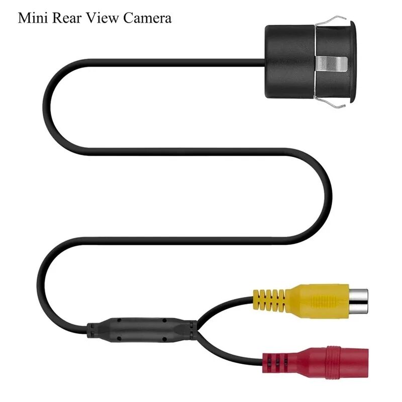 Caméra De Recul Universelle Pour Voiture Avec 8 Led Nuit Visible Imperméable Ronde thumbnail 7