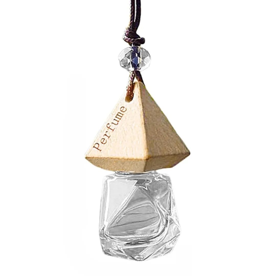 Bouteille De Parfum De Voiture En Forme De Diamant Parfum De Blanc