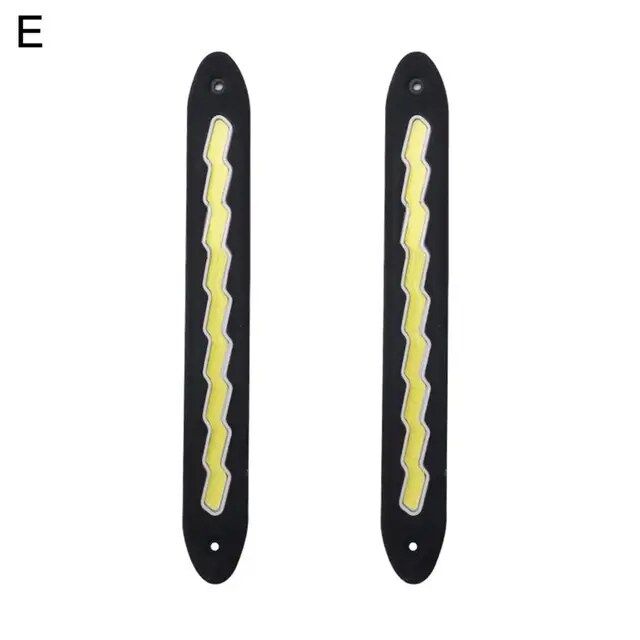 Ensemble De 2 Lampes Led Drl Souples Pour Voiture, Étanche