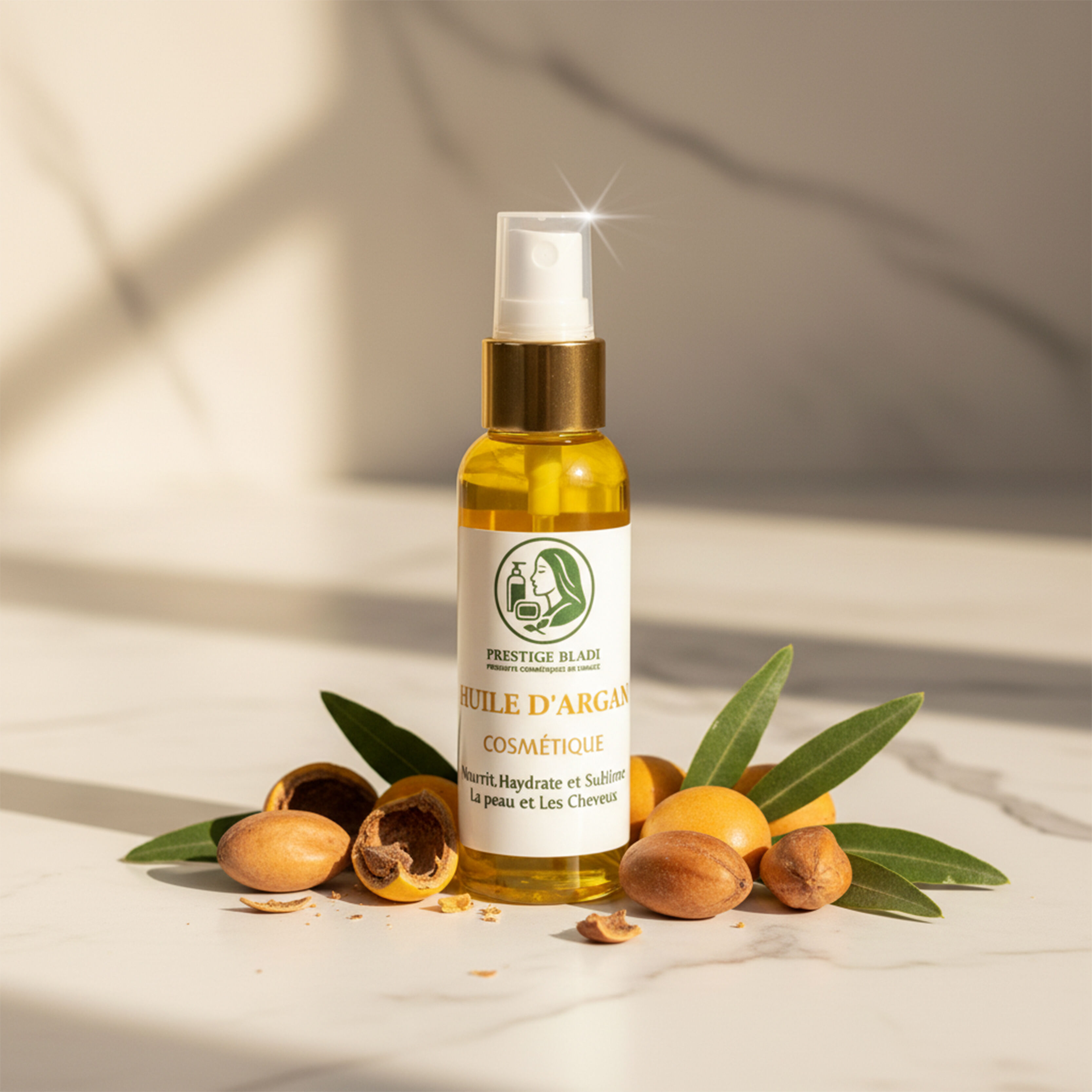 Moroccan Natural Argan Oil – Deep Hydration for Skin & Hair 