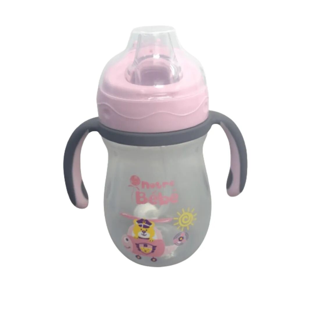 Biberon De Lait Portable Pour Enfants Avec Paille Et Poignées Doubles
