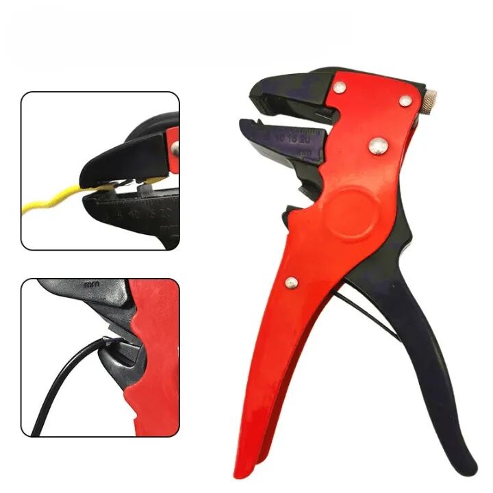 Pince À Dénuder Réglable 2 En 1 Avec Coupe-fil Automatique, 170mm