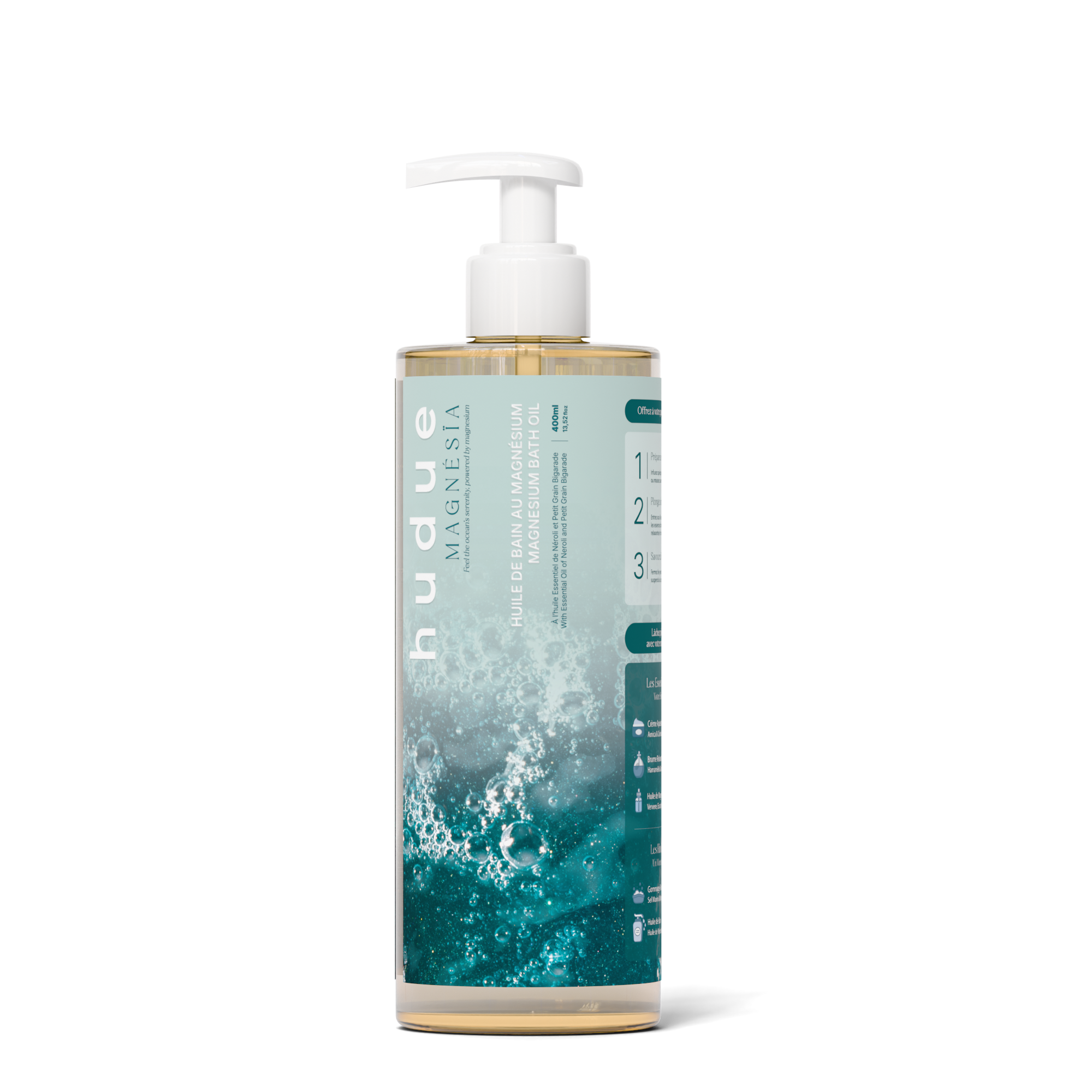 Huile De Bain & Douche Au Magnésium - Nettoyante & Apaisante