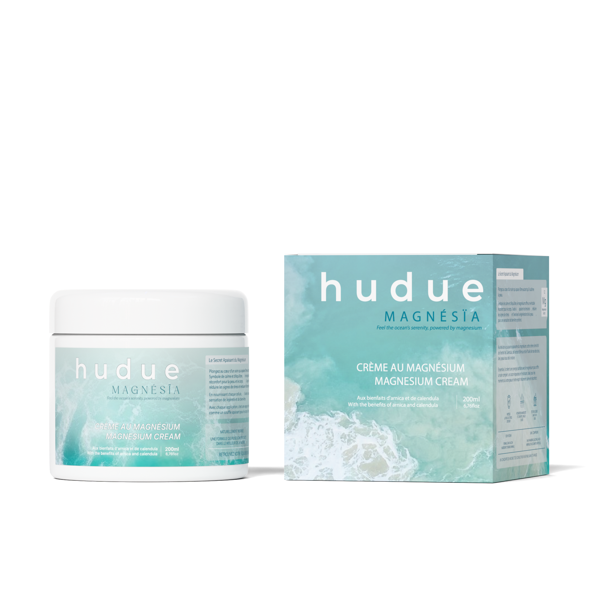 Crème Corps Au Magnésium - Apaisante & Hydratante