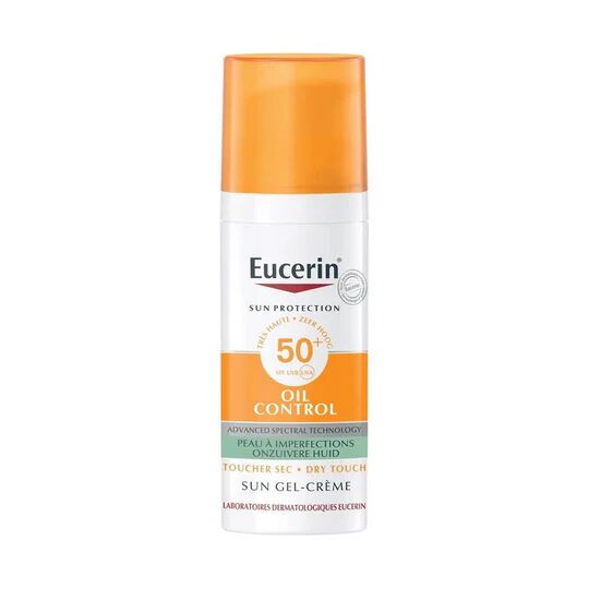 Crème Solaire Spf 50+ – Contrôle De L’excès De Sébum, Effet Mat Anti-brillance 12h