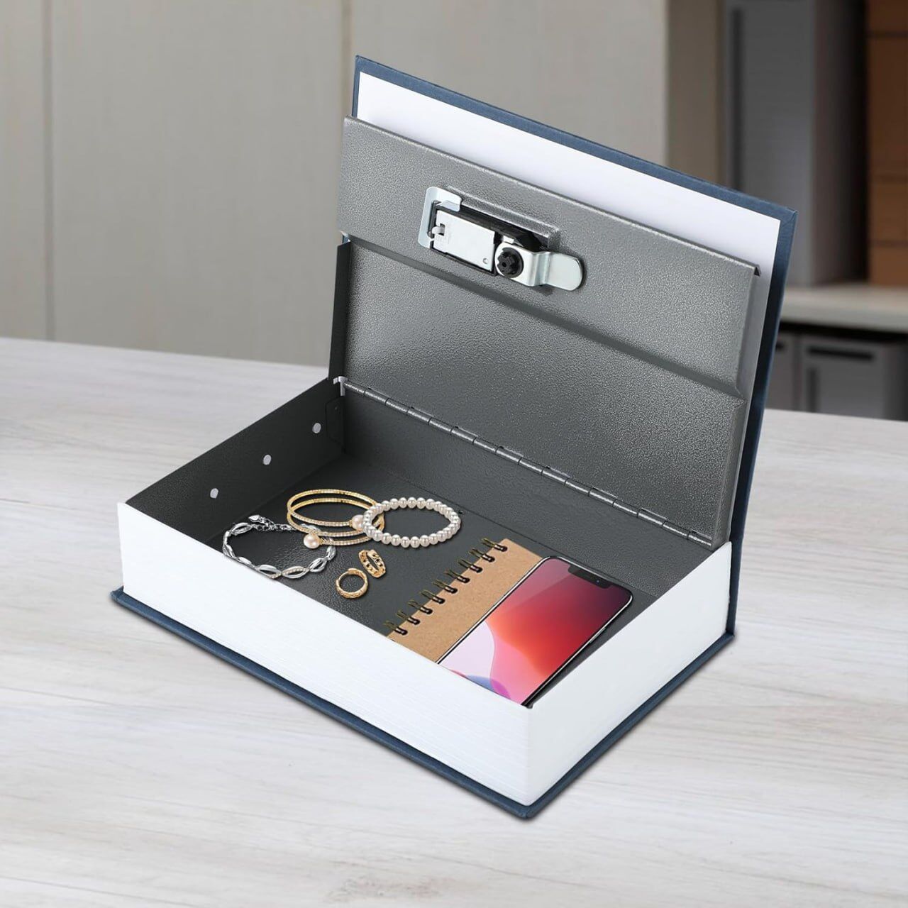 Coffre-fort Secret En Forme De Livre – Cachette Sécurisée Avec Code(couleur Selon Stock) thumbnail 4