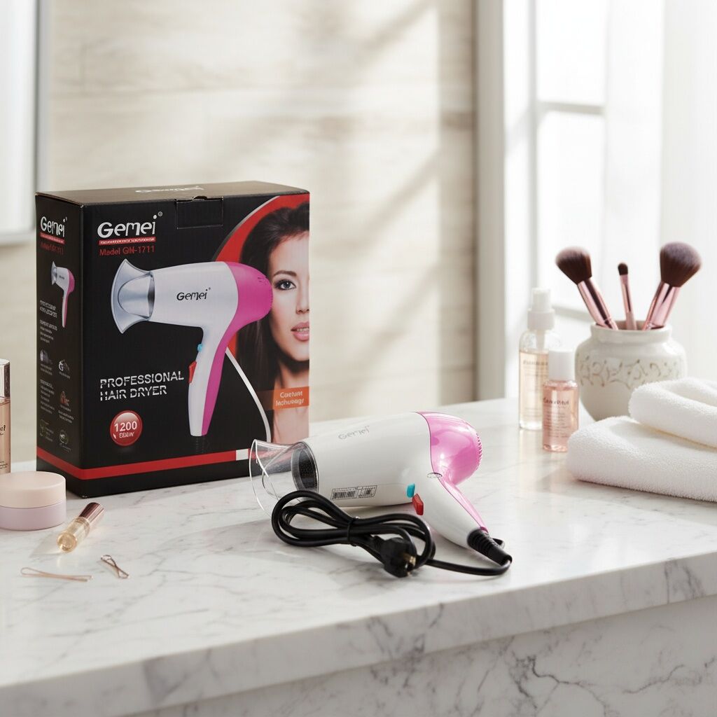 Sèche-cheveux Professionnel 1200w – Séchage Rapide Et Coiffage Facile thumbnail 3