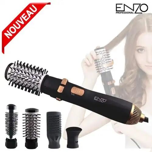 Brosse Soufflante 4 En 1 Enzo Professional – Hot Air Multi Styler thumbnail 3