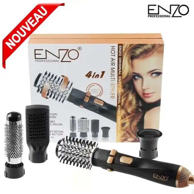 Brosse Soufflante 4 En 1 Enzo Professional – Hot Air Multi Styler