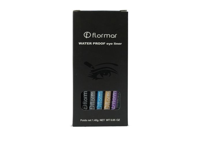 Flormar – Pack De 12 Crayons Eye-liner Waterproof, Couleurs Variées