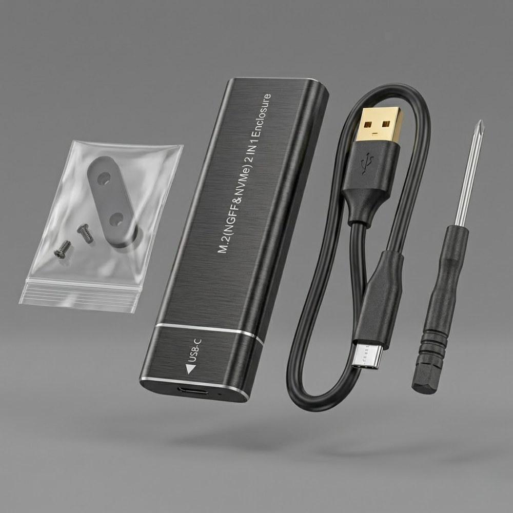 Boîtier Externe M.2 Ssd Vers Usb-c thumbnail 7