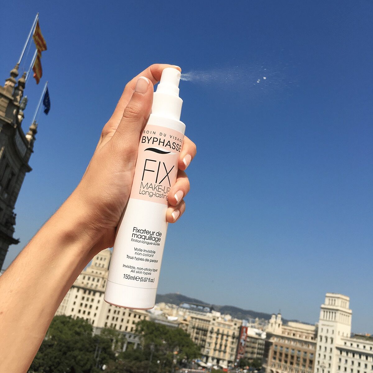 Spray Fixateur De Maquillage, Invisible Non Collant