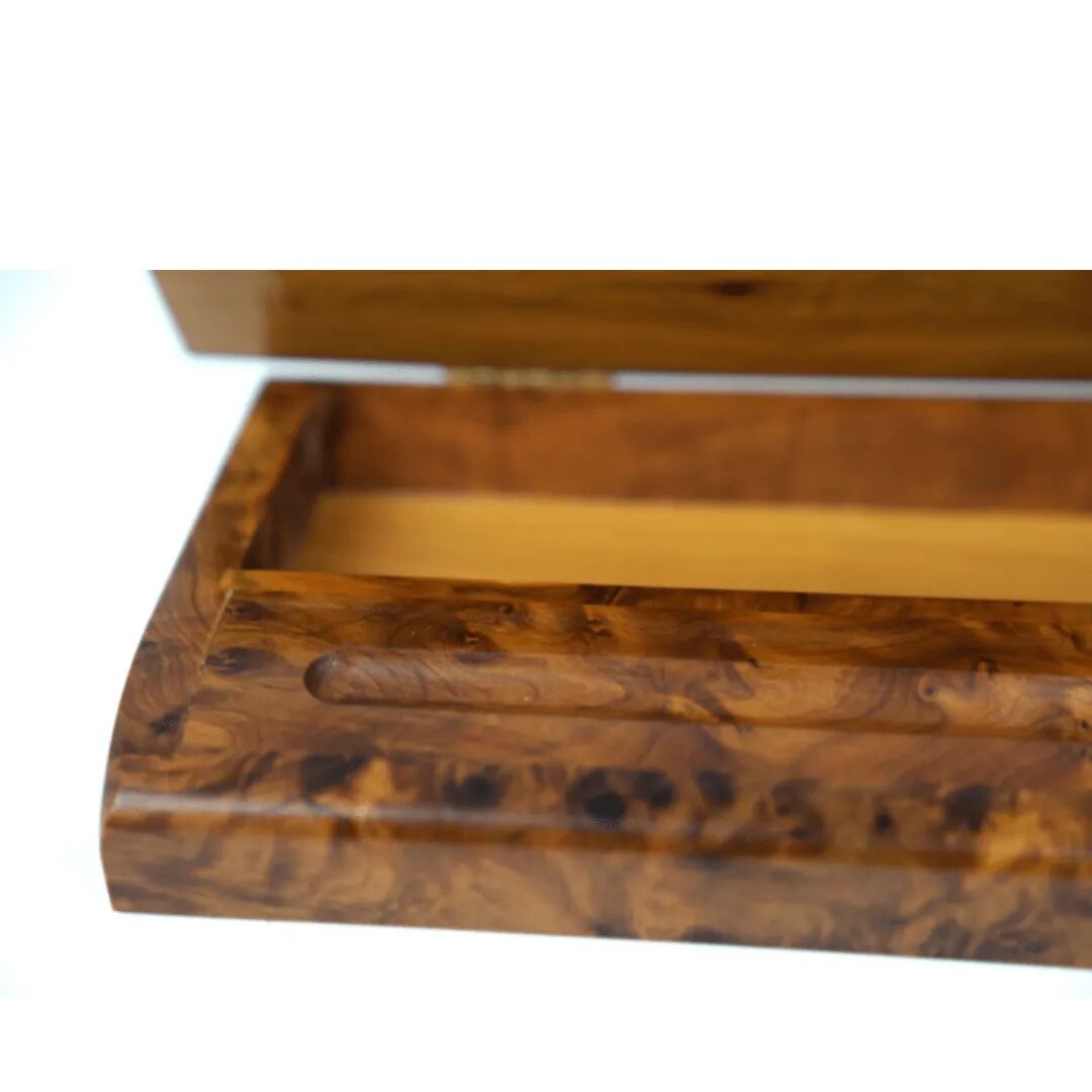 Organisateur De Bureau En Loupe De Thuya, Élégant Et Pratique. thumbnail 4