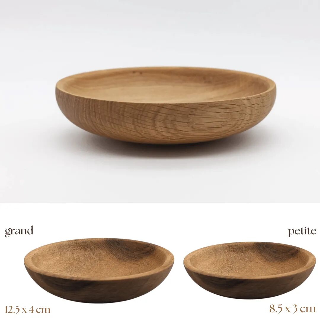 Assiette Creuse Artisanale En Bois De Gharghaâ Grand