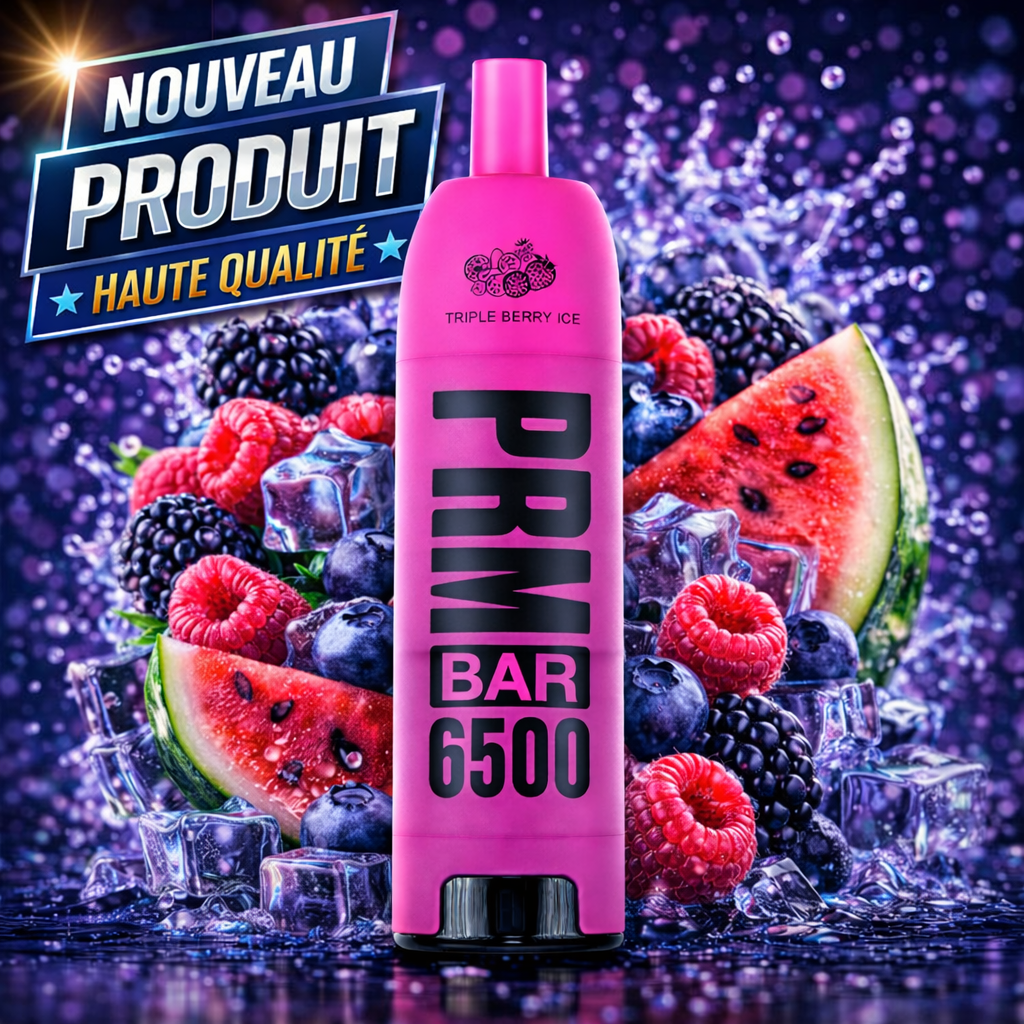 Triple Berry Ice 6500 Puffs 5%