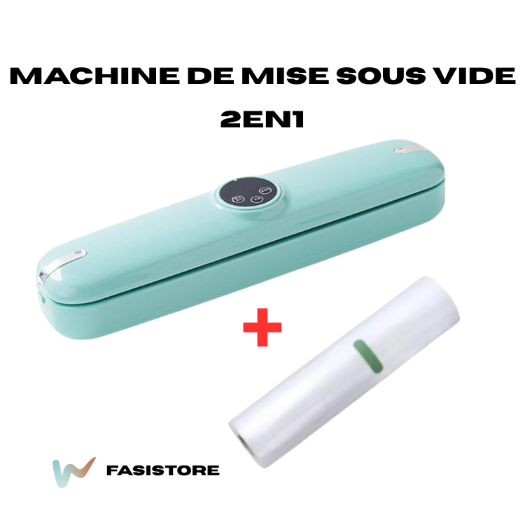 Machine Sous Vide Alimentaire Portable + Rouleau Sachet Sous Vide Réutilisable Gratuit