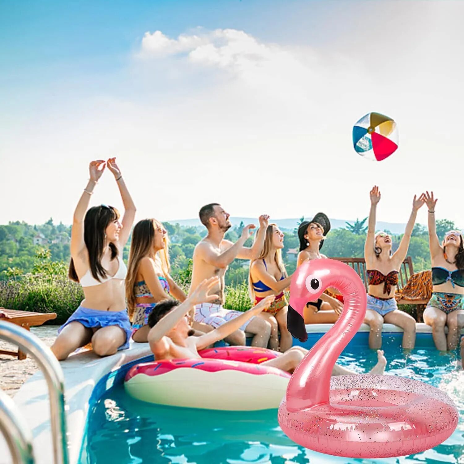 Bouée De Piscine Gonflable Pour Bébés Filles ,jouets Pour Enfants