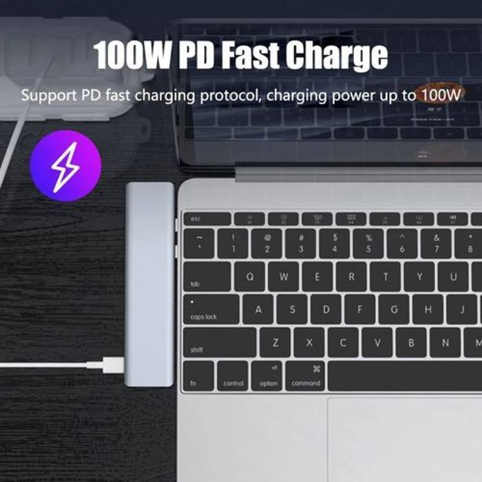 Adaptateur 7-en-1 Usb-c Hub