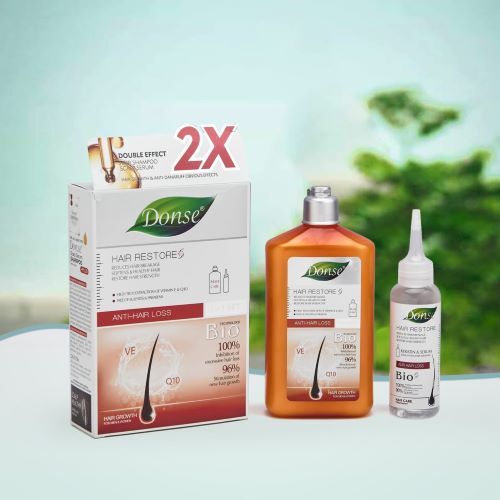 Hair Restore – Anti-hair Loss (Vitamin E & Q10) – Double Effect 2x