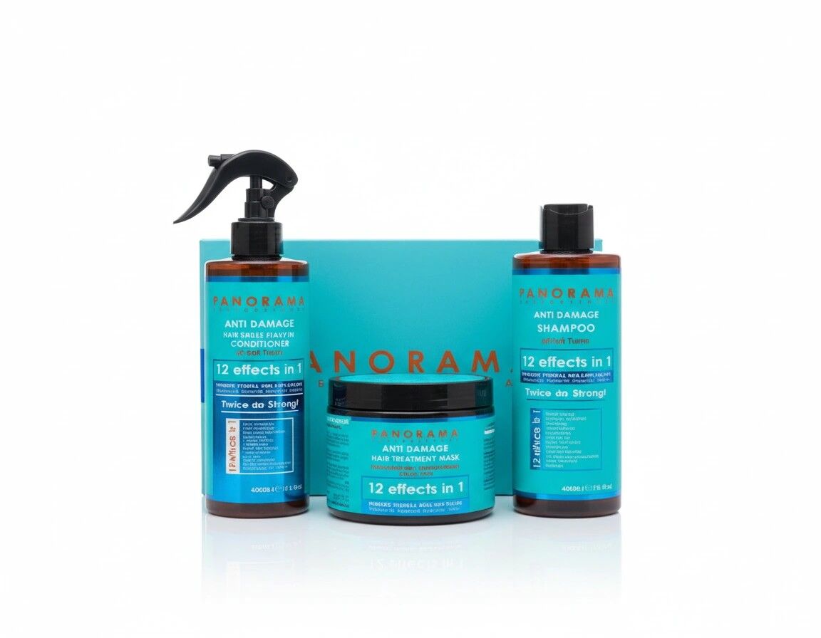 Shampooing + Masque + Leave-in – 12 Effets En 1