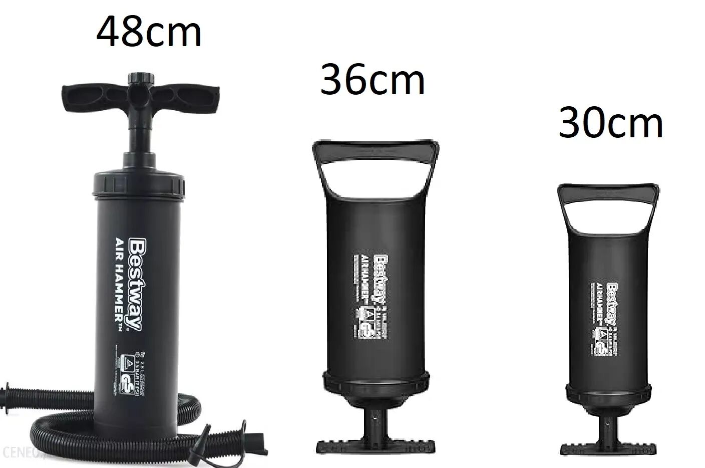 Pompe Gonflage Double Action De Grand Réservoir 48cm thumbnail 6