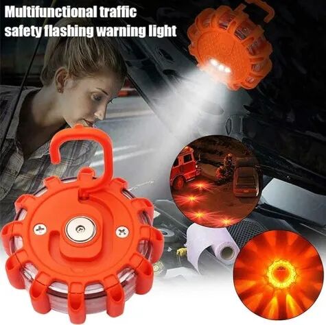 Lampe Clignotante Et Plaque De Panne Magnétique Pour Voiture 1pcs