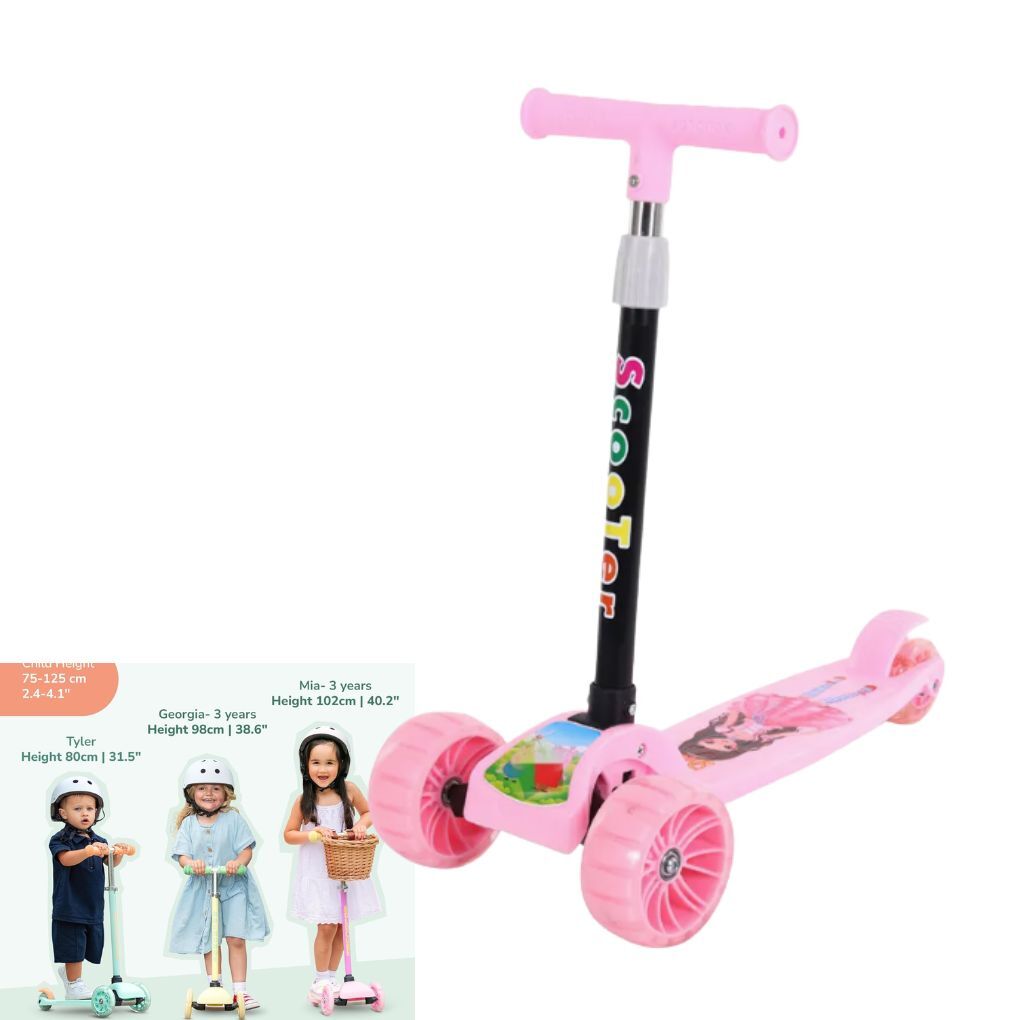 Trottinette Enfant À Trois Roues : Stabilité Et Apprentissage En Toute Confiance