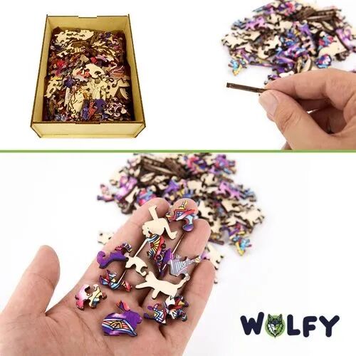 Puzzle D'animaux En Bois Pour Enfants Et Adultes Amusant