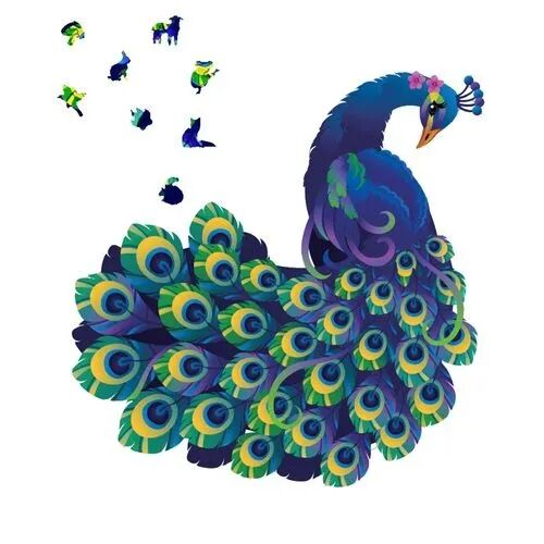 Puzzle D'animaux En Bois Pour Enfants Et Adultes Amusant